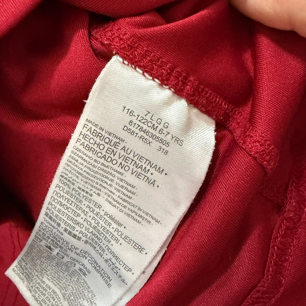 Nike Boys Red Athletic Hoodie - Picture 3 of 3
